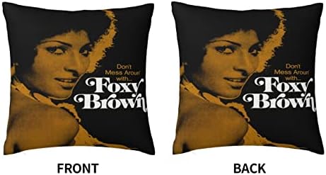 AMIOUDR Throw Pillow Covers 18x18 in Square Pillowcase with Hidden Zipper