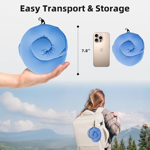 ALLINCOZY Privacy Hood Travel Pillow for Kids Adults