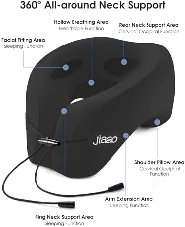 Travel Pillow with 360 Head and Neck Support