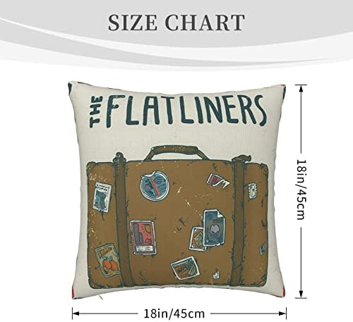 AMIOUDR 18x18 Throw Pillow Covers with Hidden Zipper