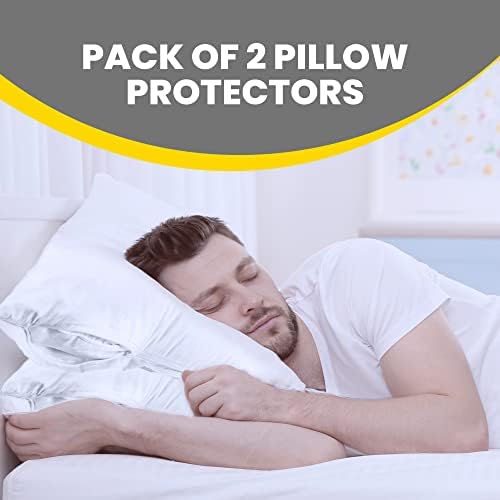 Pacific Linens King Size Pillow Protector 2 Pack 1