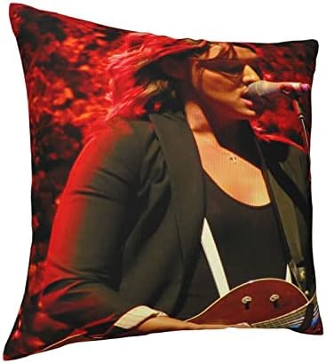 AMIOUDR 18x18 Square Pillowcase with Hidden Zipper