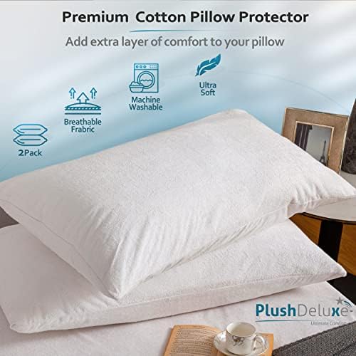Premium Waterproof Pillow Protectors Set of 2