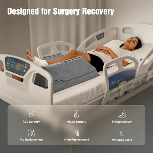 LightEase Adjustable Leg Pillow for Post Surgery Support
