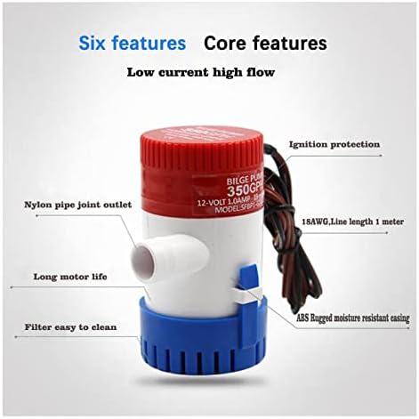 Mini Boat Bilge Pump 1100 GPH 12V