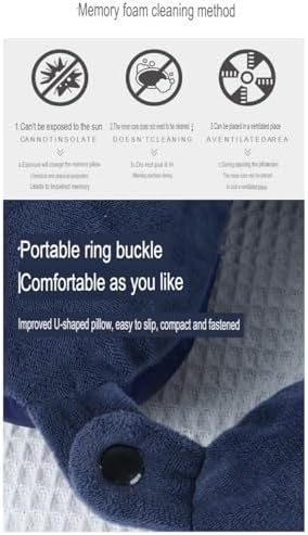 Memory Cotton U-Shaped Neck Pillow for Travel and Office