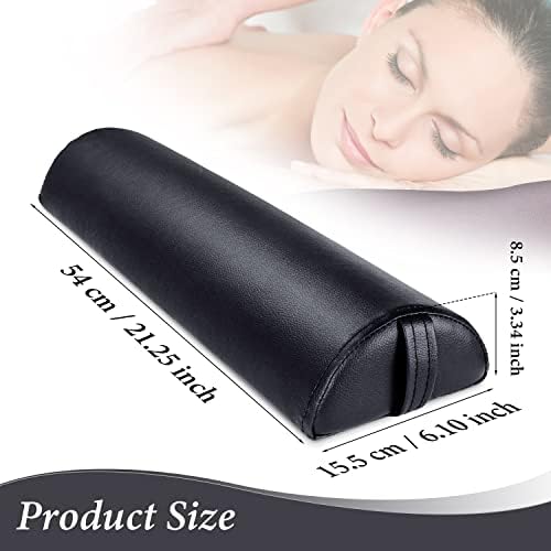 Noverlife Half Round Massage Bolster Pillow - Black