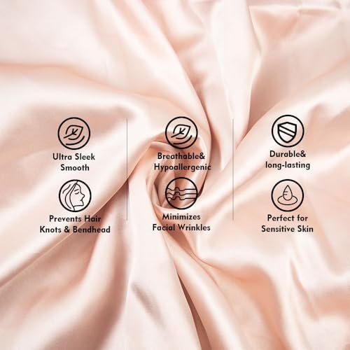 CHASESUN Silky Satin Pillowcase with Envelope Closure
