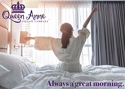 Queen Anne Pillow Protectors 2 Pack - Waterproof Zipper Closure