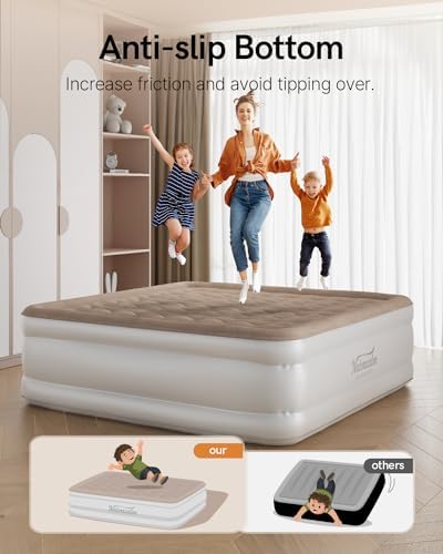 NatraCalm Air Mattress Queen with Built In Pump