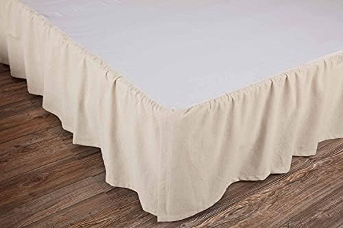 Piper Classics Market Place Twin Bed Skirt 16 Drop Beige