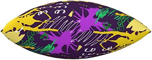 Mardi Gras Throw Pillow Covers 18x18 Inches Double-Sided Design