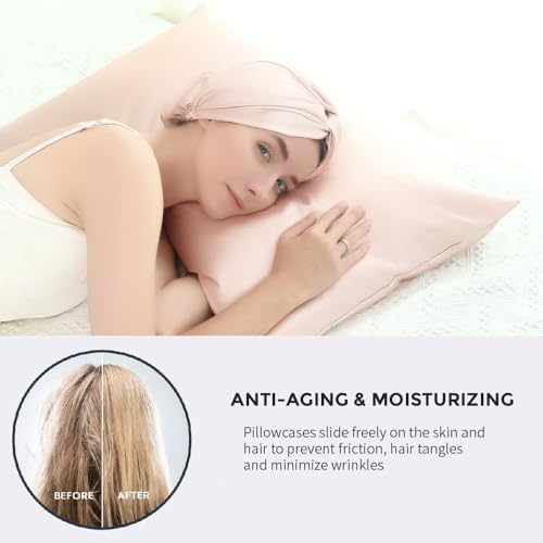 CHASESUN Silky Satin Pillowcase with Envelope Closure