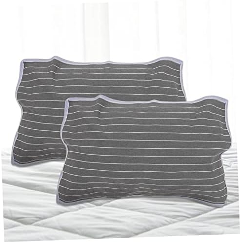ERINGOGO 2pcs Zip Pillow Protectors with Sweat Absorbing Fabric