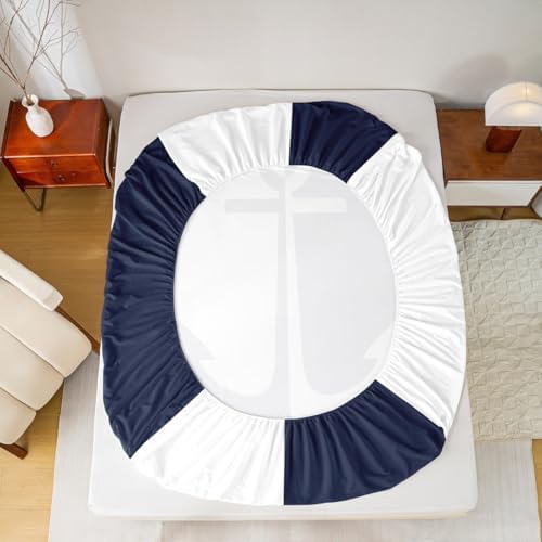 Castle Fairy Nautical Anchor Sheet Set with 2 Pillowcases