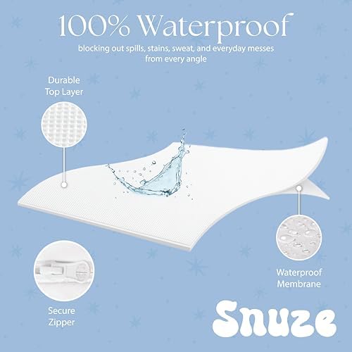 Snuze Total Protection Pillow Protector 2-Pack 1