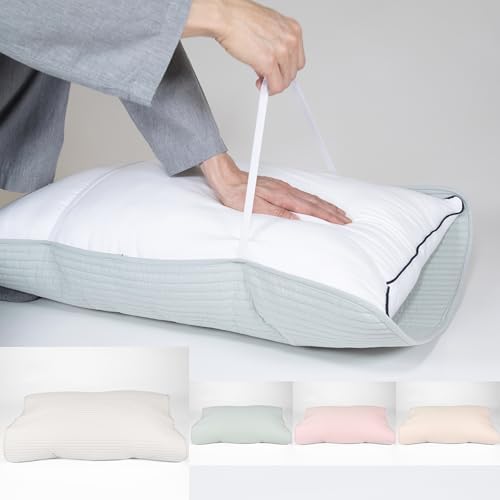 2 Pack Cotton Quilted Pillow Protectors with Elastic Bands 1