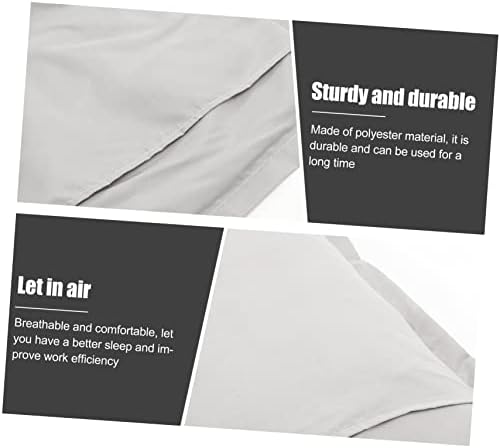 CIYODO 2pcs Linen Pillow Case Waterproof Zipper Covers