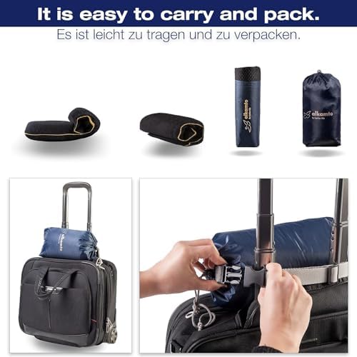 Travel Camping Memory Foam Pillow with Heat Regulation