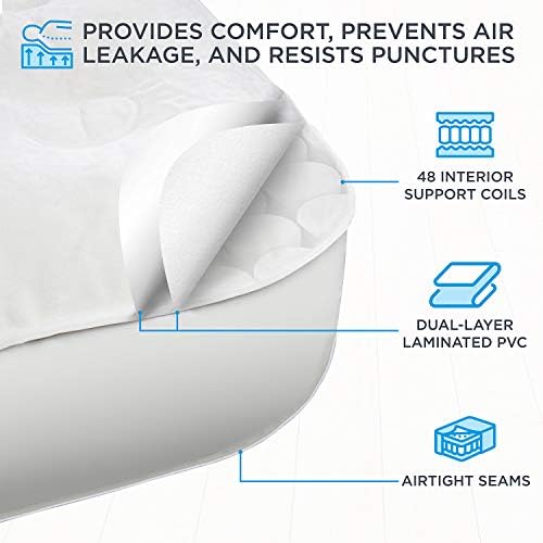 Ivation EZ-Bed Queen Air Mattress with Dual Pump and Deflate Defender