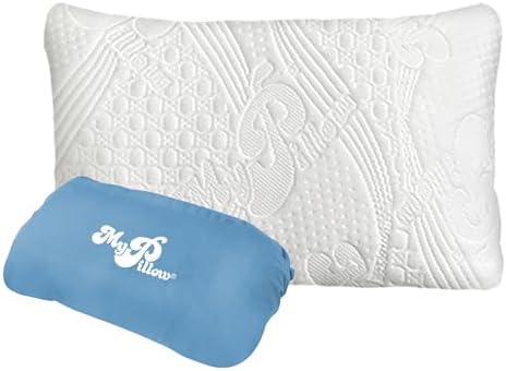 MyPillow Multi-Use Travel Pillow Compact for On-The-Go Comfort