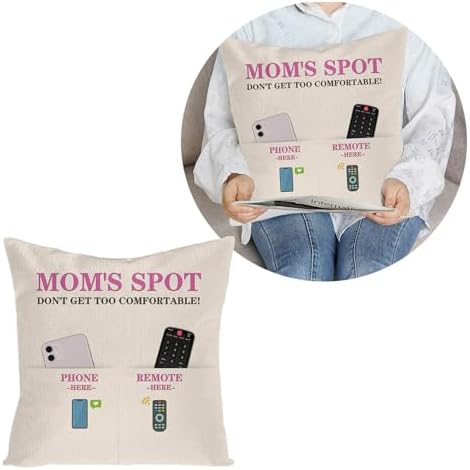 Zkbszn Remote Control Linen Pillowcase Home Decor Storage