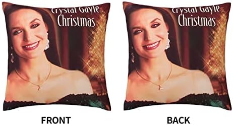AMIOUDR Crystal Singer Gayle 18x18 Throw Pillow Cover