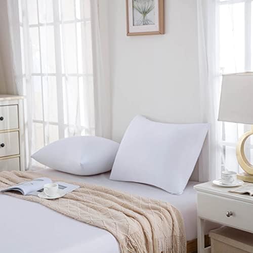 Kingnex Cooling Bamboo Viscose Pillow Protectors 2 Pack