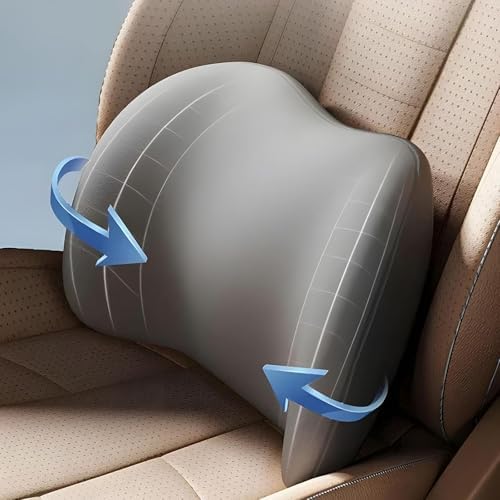 Grdsax Car Headrest and Lumbar Support Cushion Black