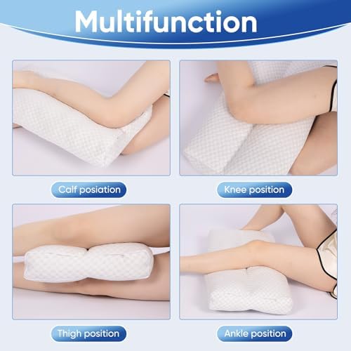 Cooling Knee Pillow for Side Sleepers - High Support leg Positioner