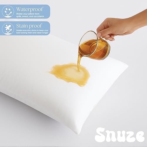 Snuze Total Protection Pillow Protector 2-Pack 1