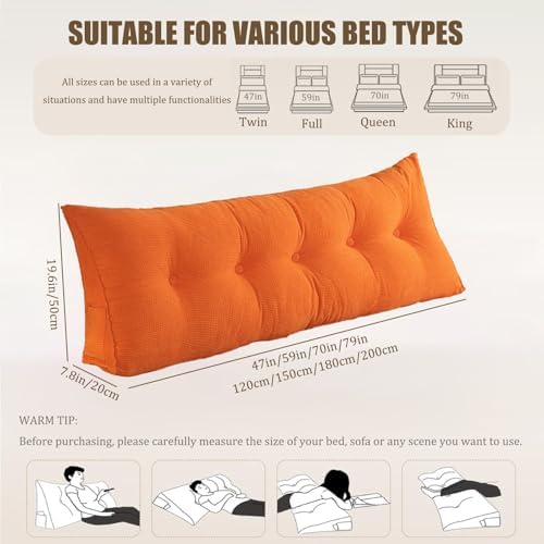 KANG DONG Reading Pillow with Removable Cover