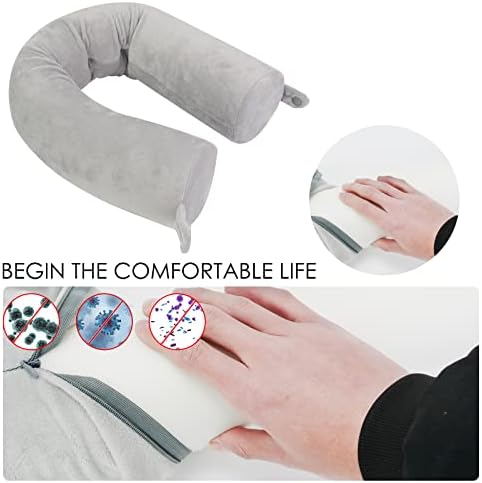 Hxcxrst Travel Pillow with Neck and Leg Support 1