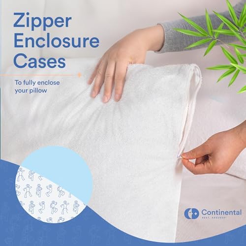 Continental Bedding Bamboo Viscose Pillow Protector 20x26