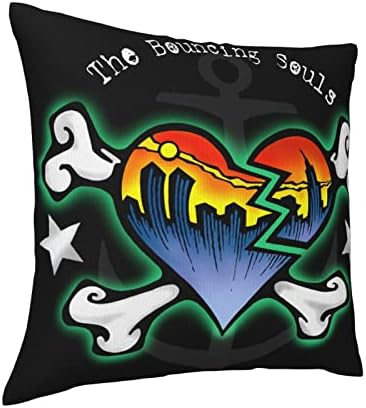 AMIOUDR 18x18 Inch Pillow Covers for Bed Sofa with Hidden Zipper