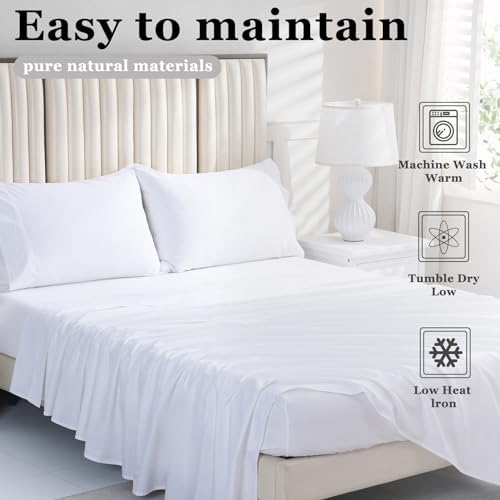 4 Piece Bed Sheet Set Twin XL 100 Egyptian Cotton 800 Thread Count