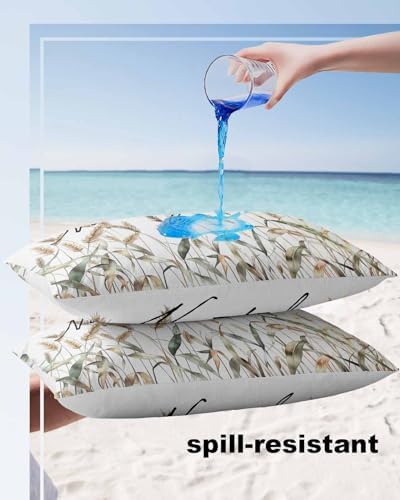 Waterproof Pillow Protector 2 Pack for 12x20 Pillow
