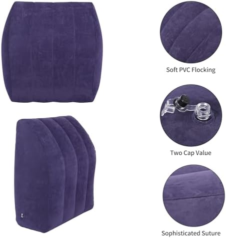 INFLATEFLY Leg Elevation Pillow - Adjustable Inflatable Wedge for Comfort and Recovery