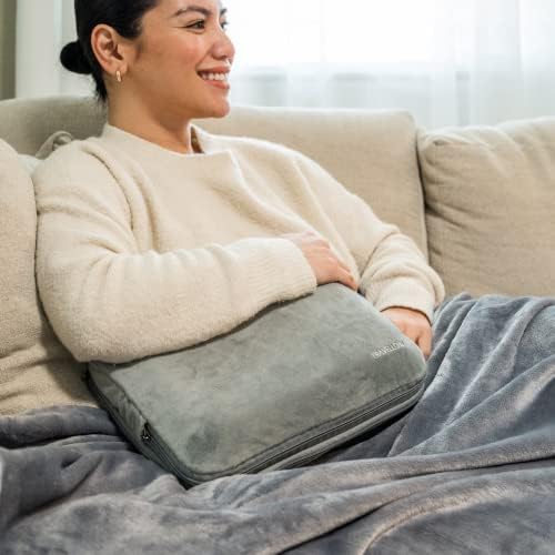Travellow 4-in-1 Travel Pillow and Blanket Set - Grey