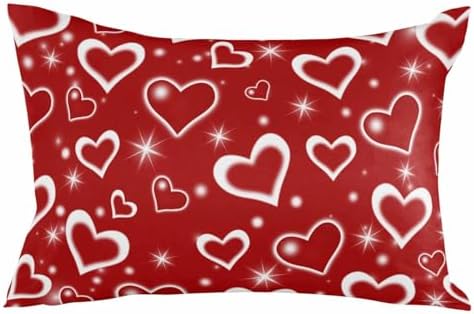 Waterproof Pillow Protector 2 Pack with Heart Design 1
