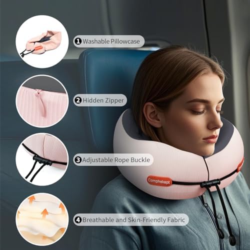 Comphekept Thickened Travel Neck Pillow for Women
