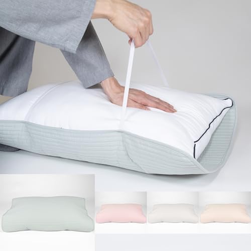 2 Pack Cotton Quilted Pillow Protectors with Elastic Bands