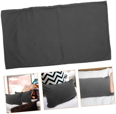 2pcs Solid Pillowcases Soft Comfortable for Home and Dorm Use