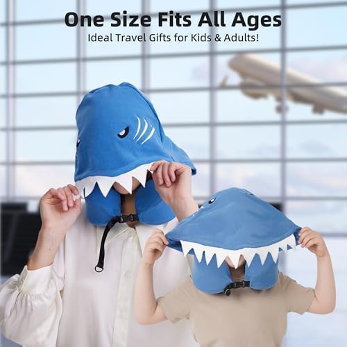 ALLINCOZY Privacy Hood Travel Pillow for Kids Adults