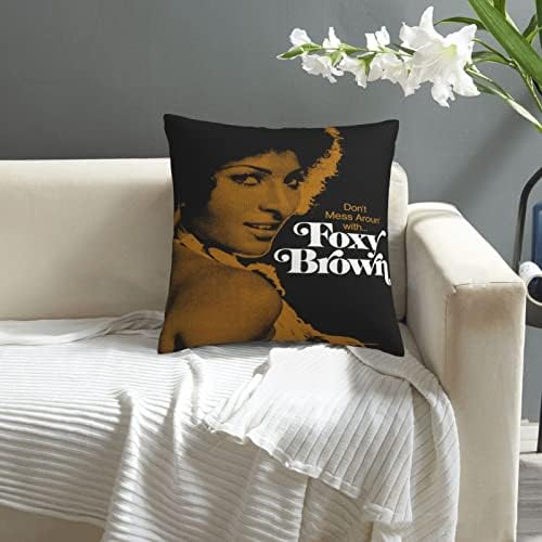 AMIOUDR Throw Pillow Covers 18x18 in Square Pillowcase with Hidden Zipper