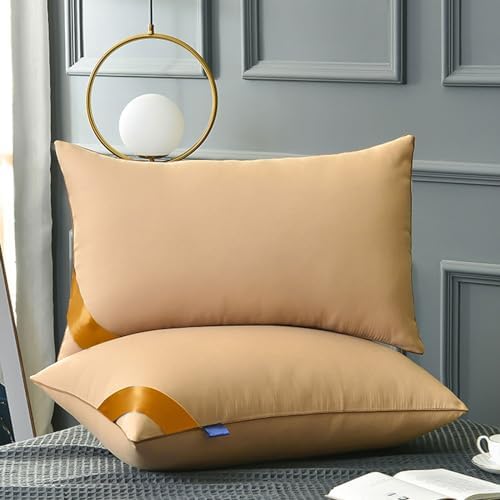 Collection Bed Pillows Standard - Comfortable Down Filled Pillow for Sleepers