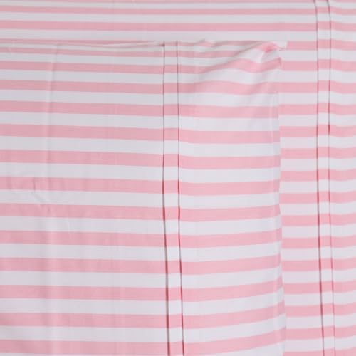 LRBEDDING 2 Pack Striped Queen Pillowcases with Envelope Closure