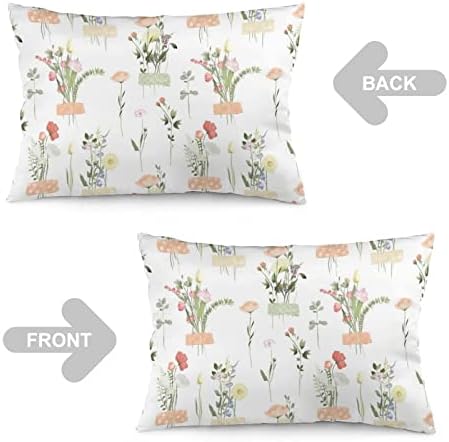 MaSiledy Decorative Pillow Case with Invisible Zipper