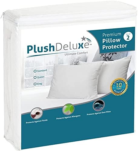 Premium Waterproof Pillow Protectors Set of 2