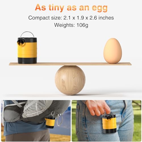 HUGERSTONE Rechargeable Air Pump with LED Light